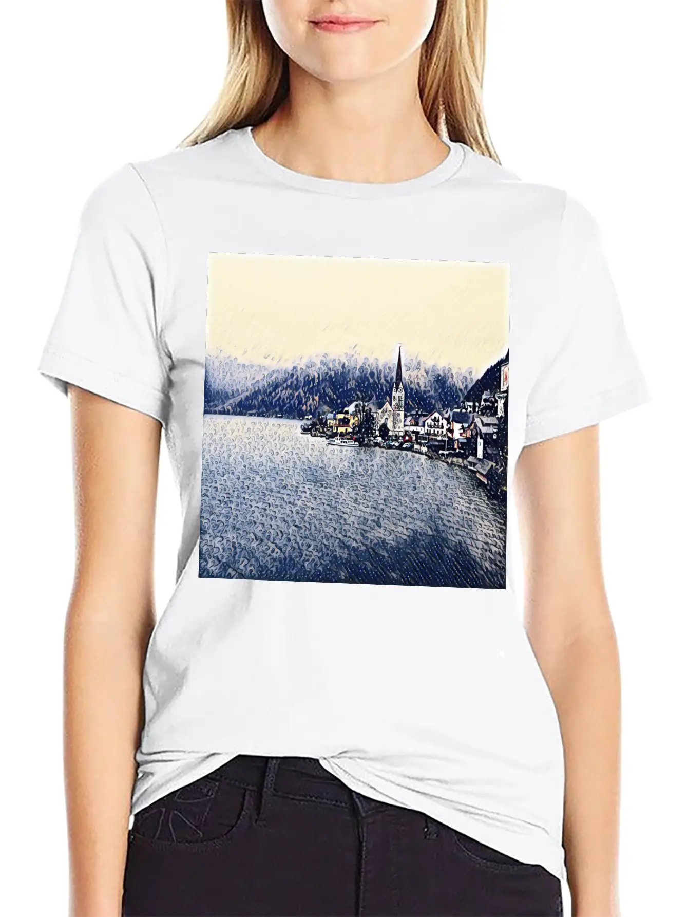 Graphic Art Design | Digital Art | Painting Stylish Everyday T-Shirt – Unisex Basic Cotton Tee
