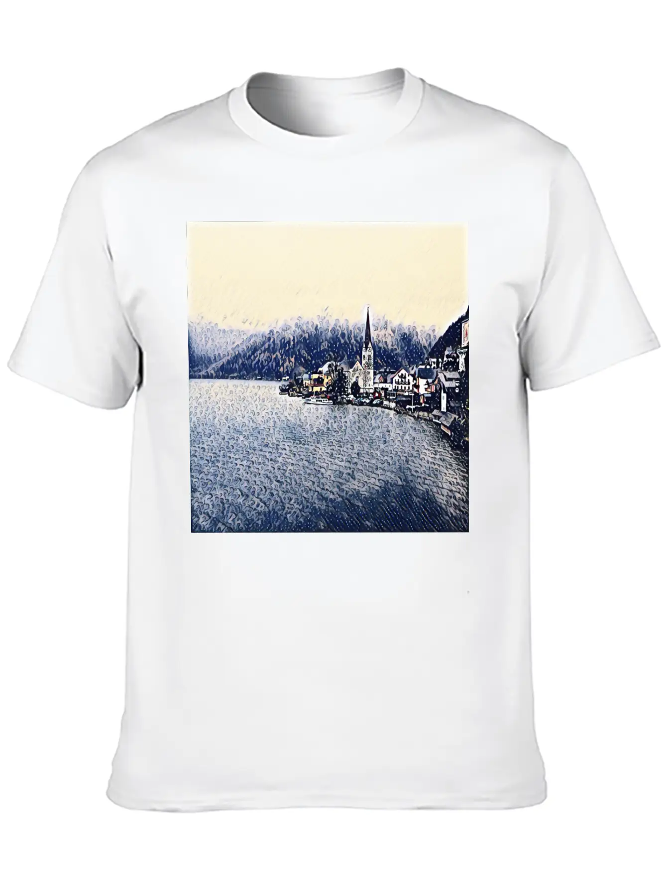 Graphic Art Design | Digital Art | Painting Stylish Everyday T-Shirt – Unisex Basic Cotton Tee