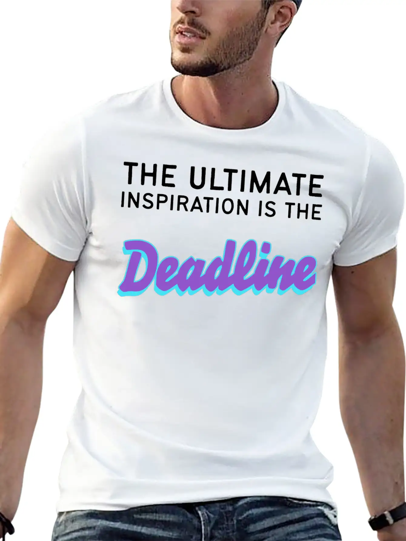 Graphic Designer Ultimate Inspiration Deadline Classic Cotton Tee – Unisex Comfort For Any Season