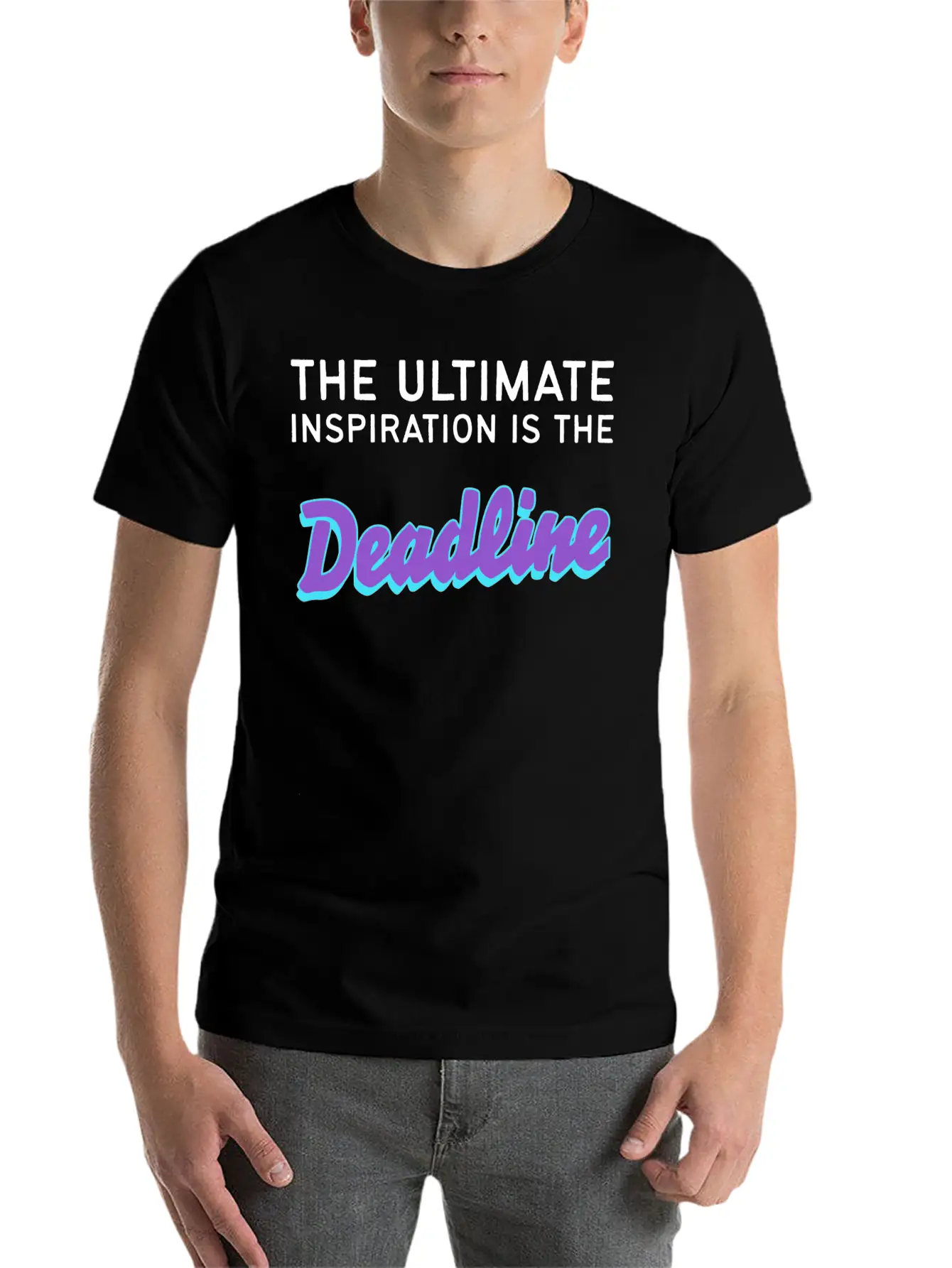 Graphic Designer Ultimate Inspiration Deadline Classic Cotton Tee – Unisex Comfort For Any Season