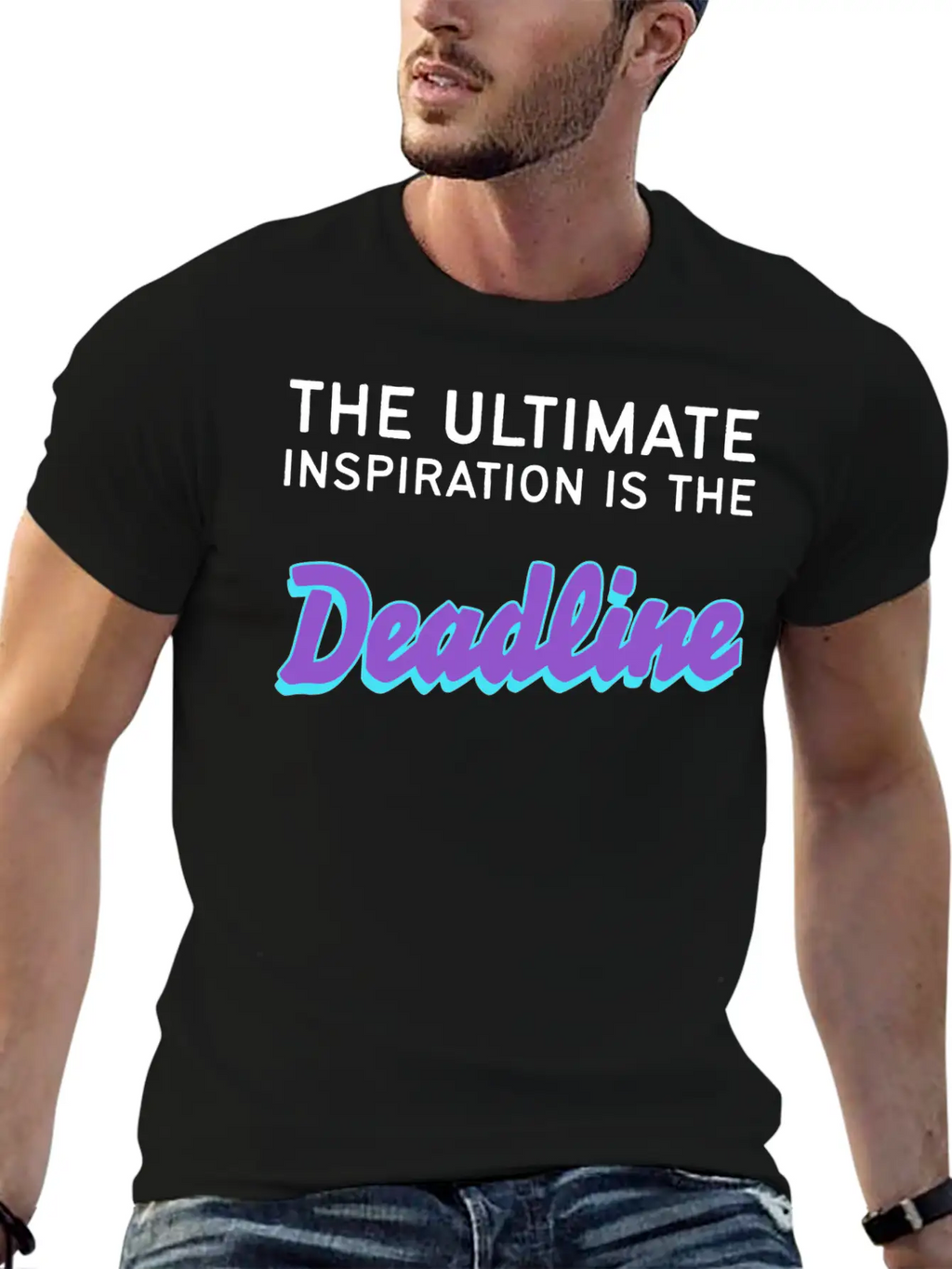 Graphic Designer Ultimate Inspiration Deadline Classic Cotton Tee – Unisex Comfort For Any Season