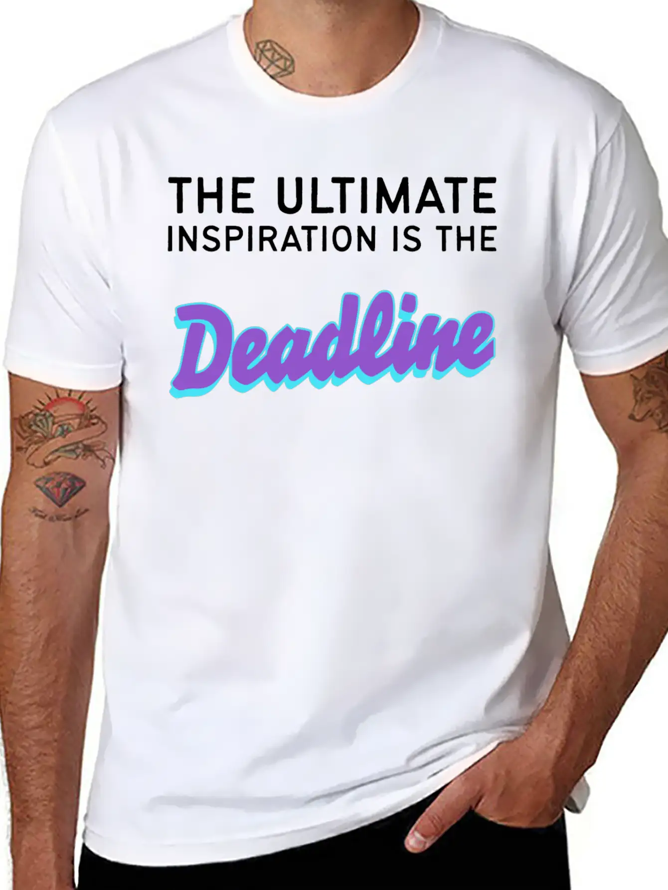 Graphic Designer Ultimate Inspiration Deadline Classic Cotton Tee – Unisex Comfort For Any Season