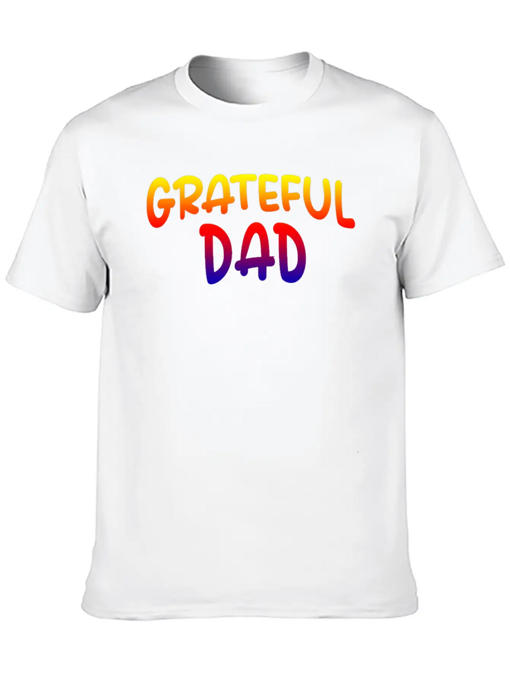 Grateful Dad Timeless Short Sleeve Tee – Comfy And Minimalist Design