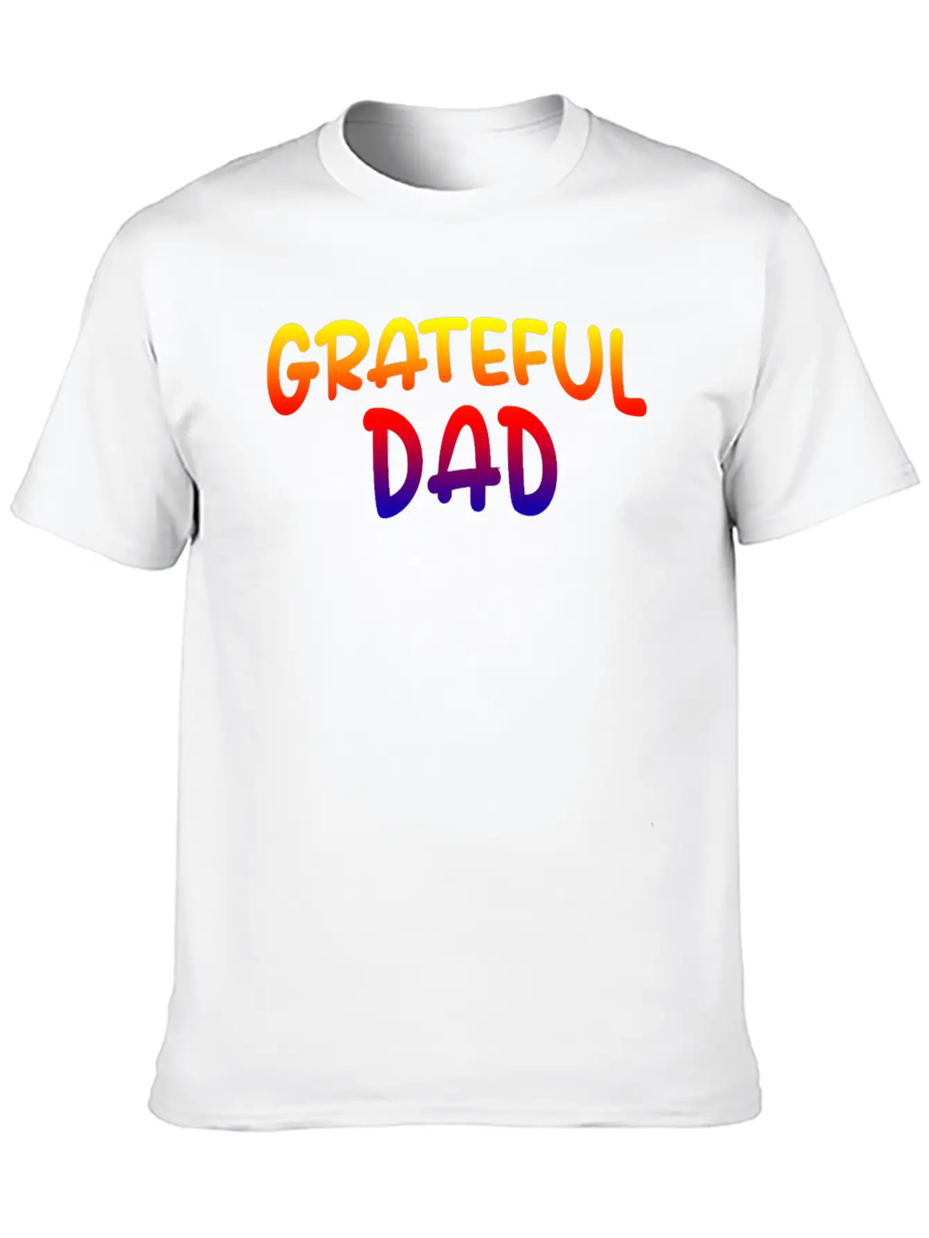 Grateful Dad Timeless Short Sleeve Tee – Comfy And Minimalist Design