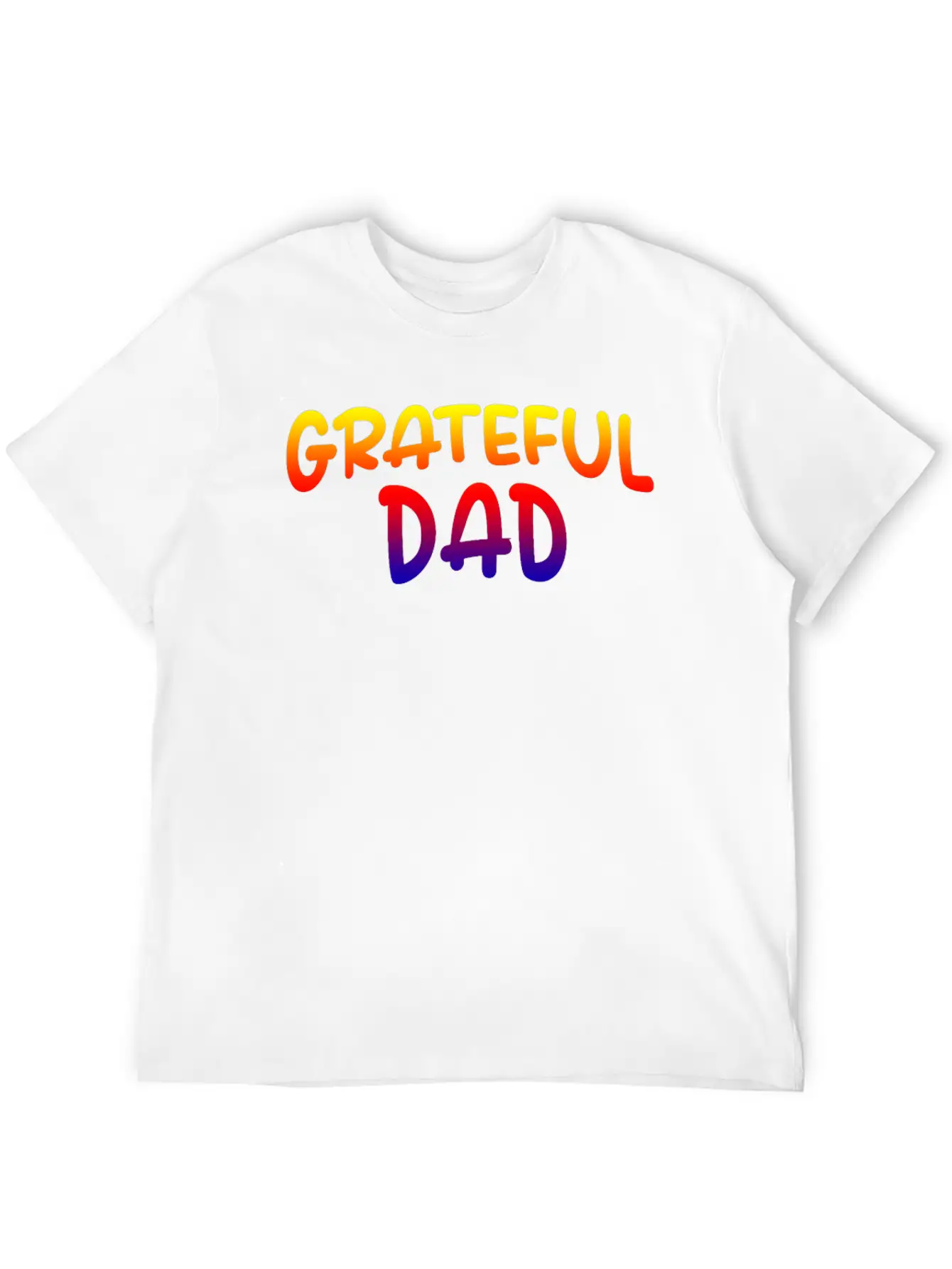 Grateful Dad Timeless Short Sleeve Tee – Comfy And Minimalist Design