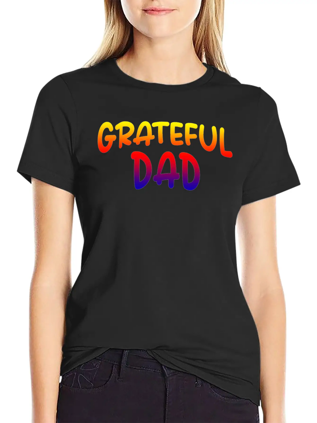 Grateful Dad Timeless Short Sleeve Tee – Comfy And Minimalist Design