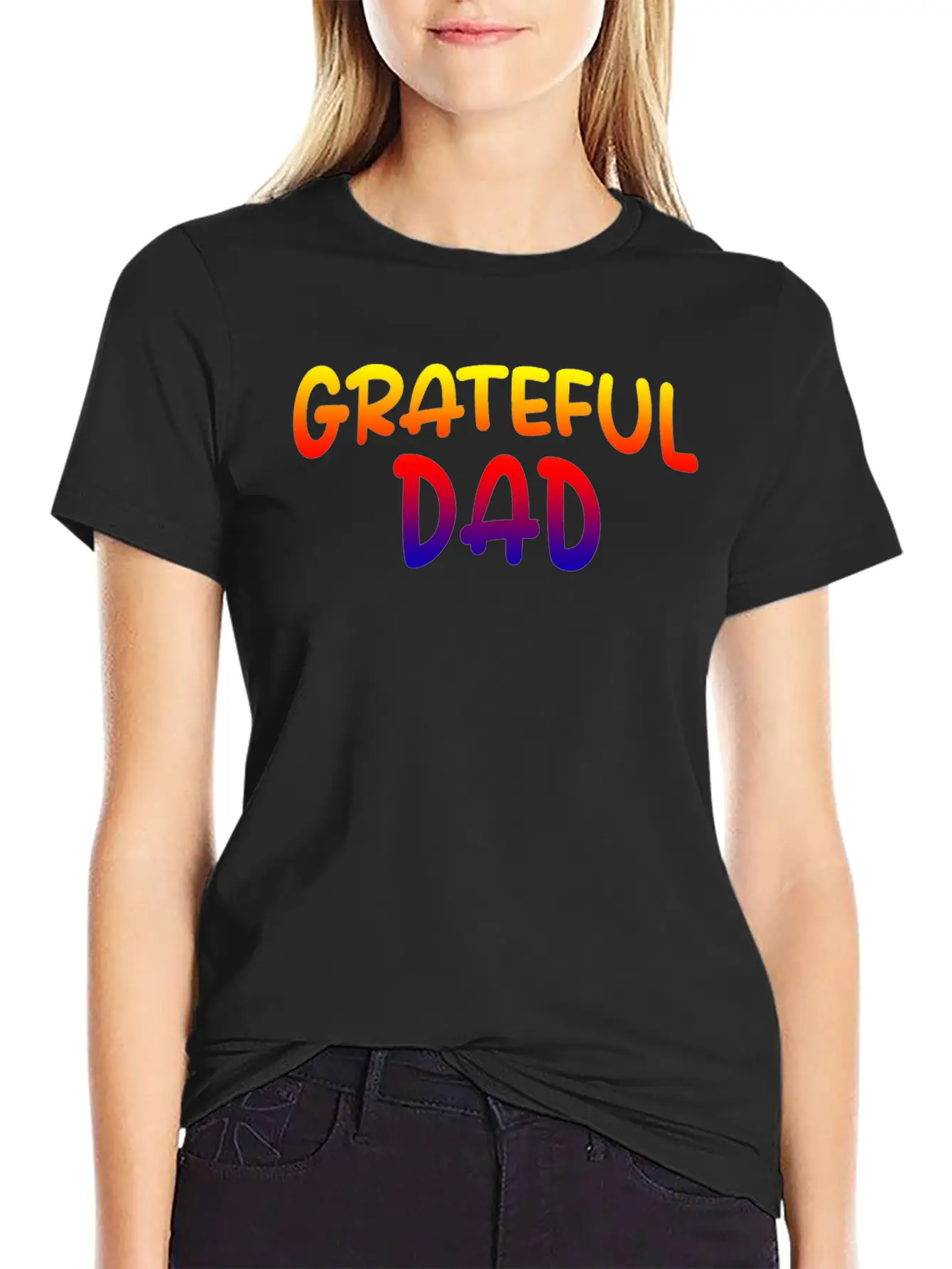 Grateful Dad Timeless Short Sleeve Tee – Comfy And Minimalist Design