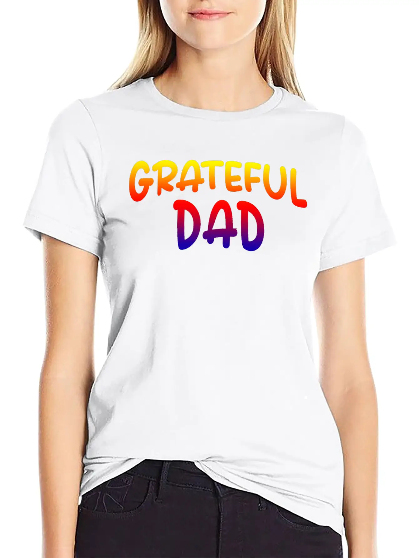 Grateful Dad Timeless Short Sleeve Tee – Comfy And Minimalist Design