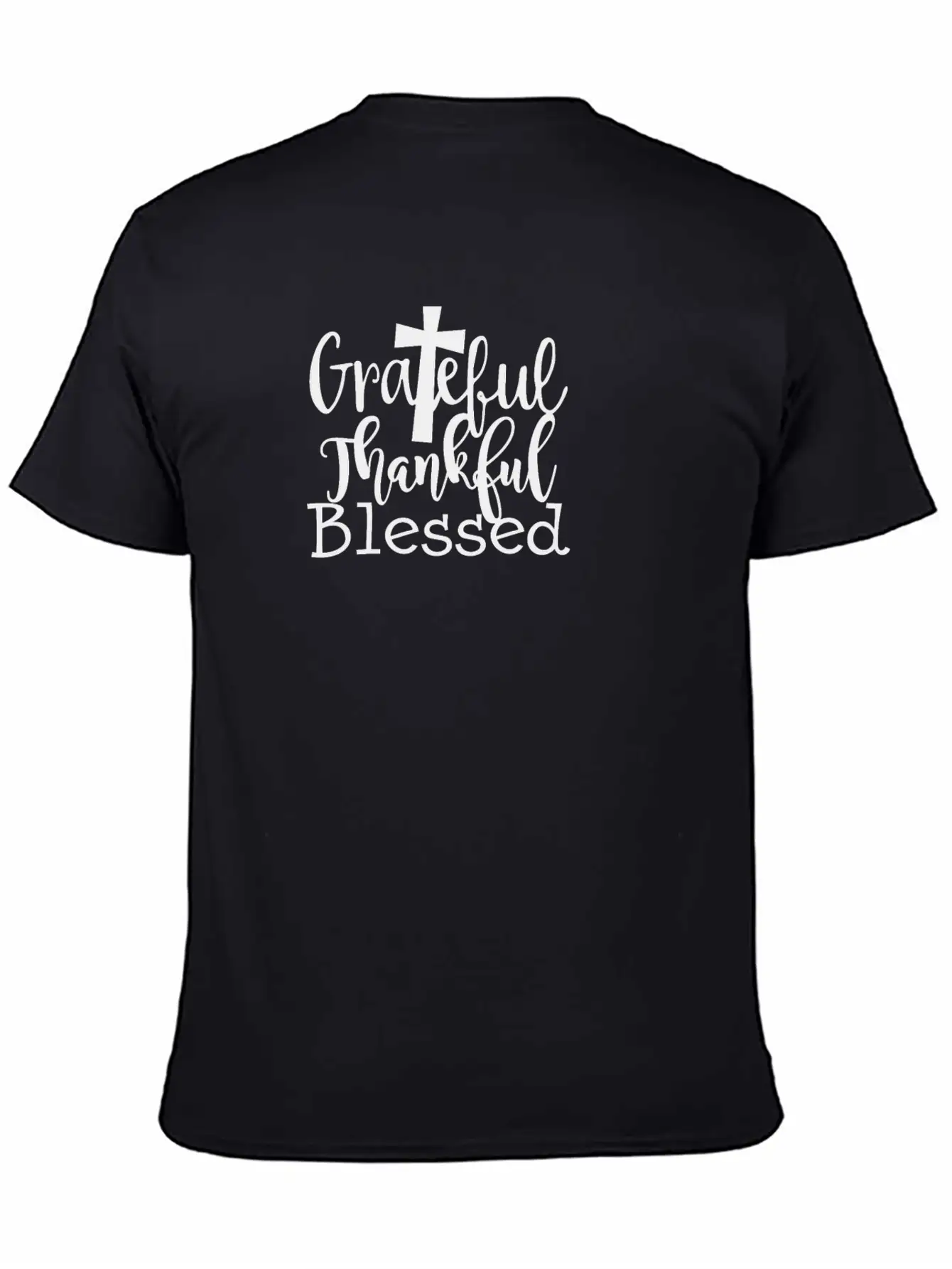 Grateful Thankful And Blessed1 Stylish Everyday T-Shirt – Unisex Basic Cotton Tee