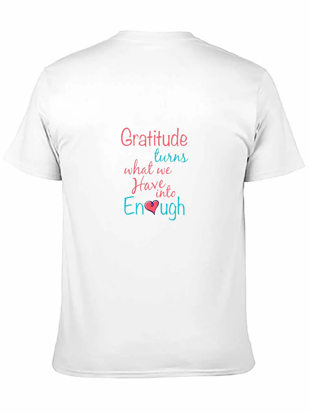 Gratitude T-shirt Essential Cotton Tee For Daily Outfits – Unisex Style