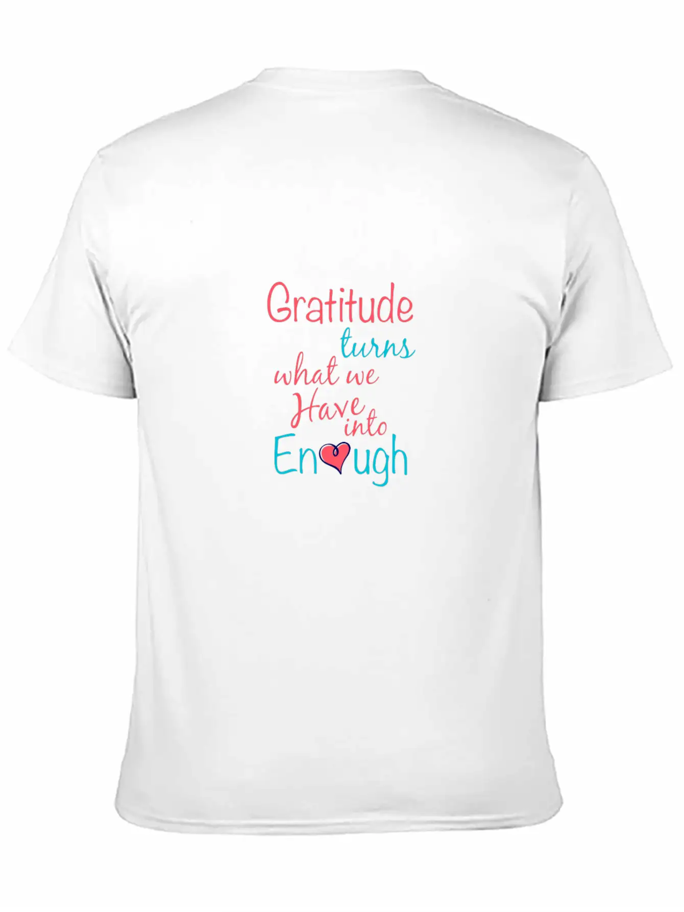 Gratitude T-shirt Essential Cotton Tee For Daily Outfits – Unisex Style