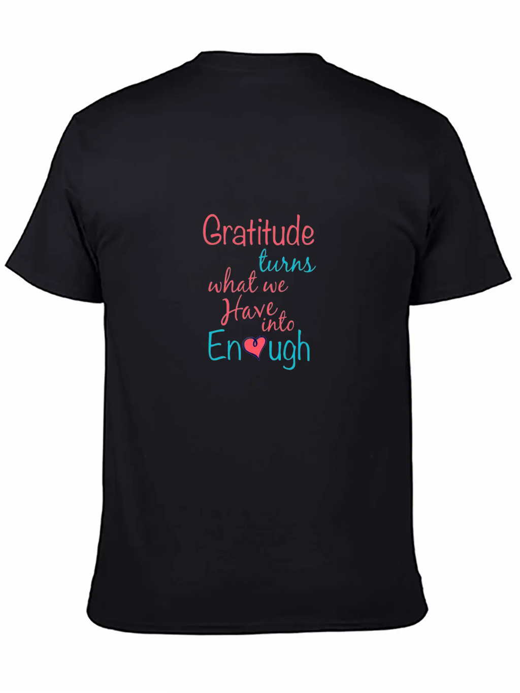Gratitude T-shirt Essential Cotton Tee For Daily Outfits – Unisex Style