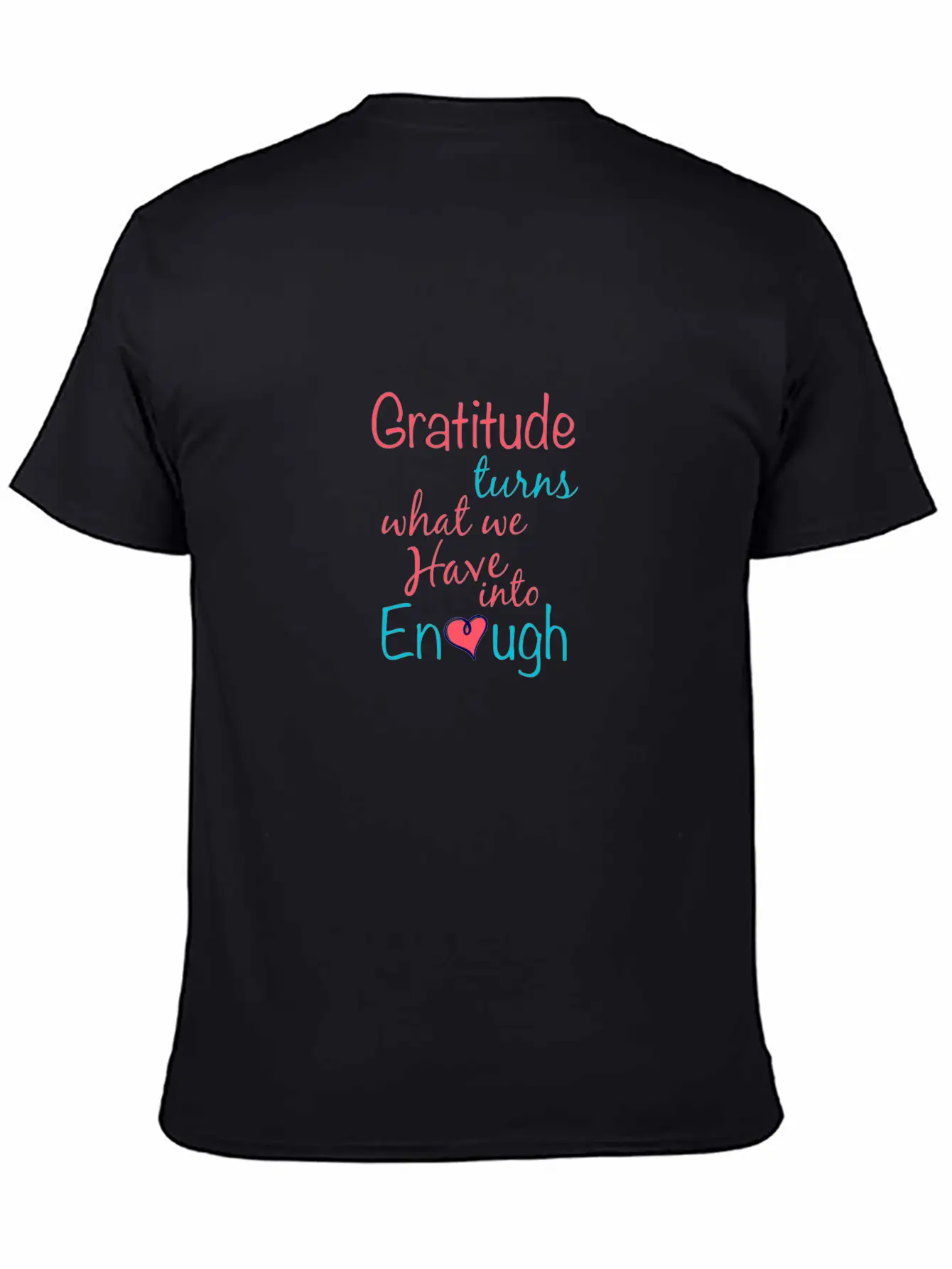 Gratitude T-shirt Essential Cotton Tee For Daily Outfits – Unisex Style