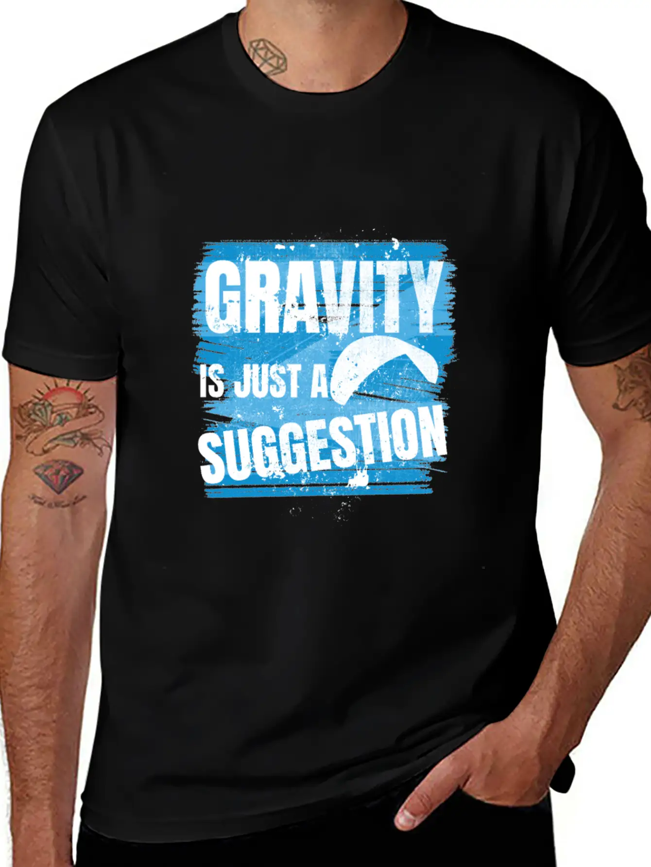 Gravity Is Just A Suggestion Timeless Short Sleeve Tee – Comfy And Minimalist Design