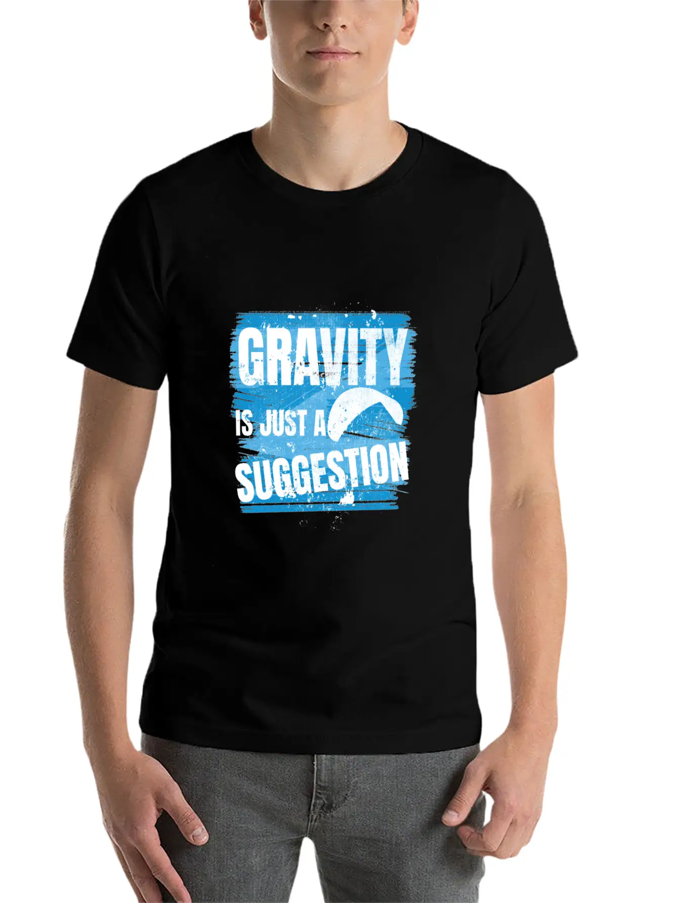 Gravity Is Just A Suggestion Timeless Short Sleeve Tee – Comfy And Minimalist Design