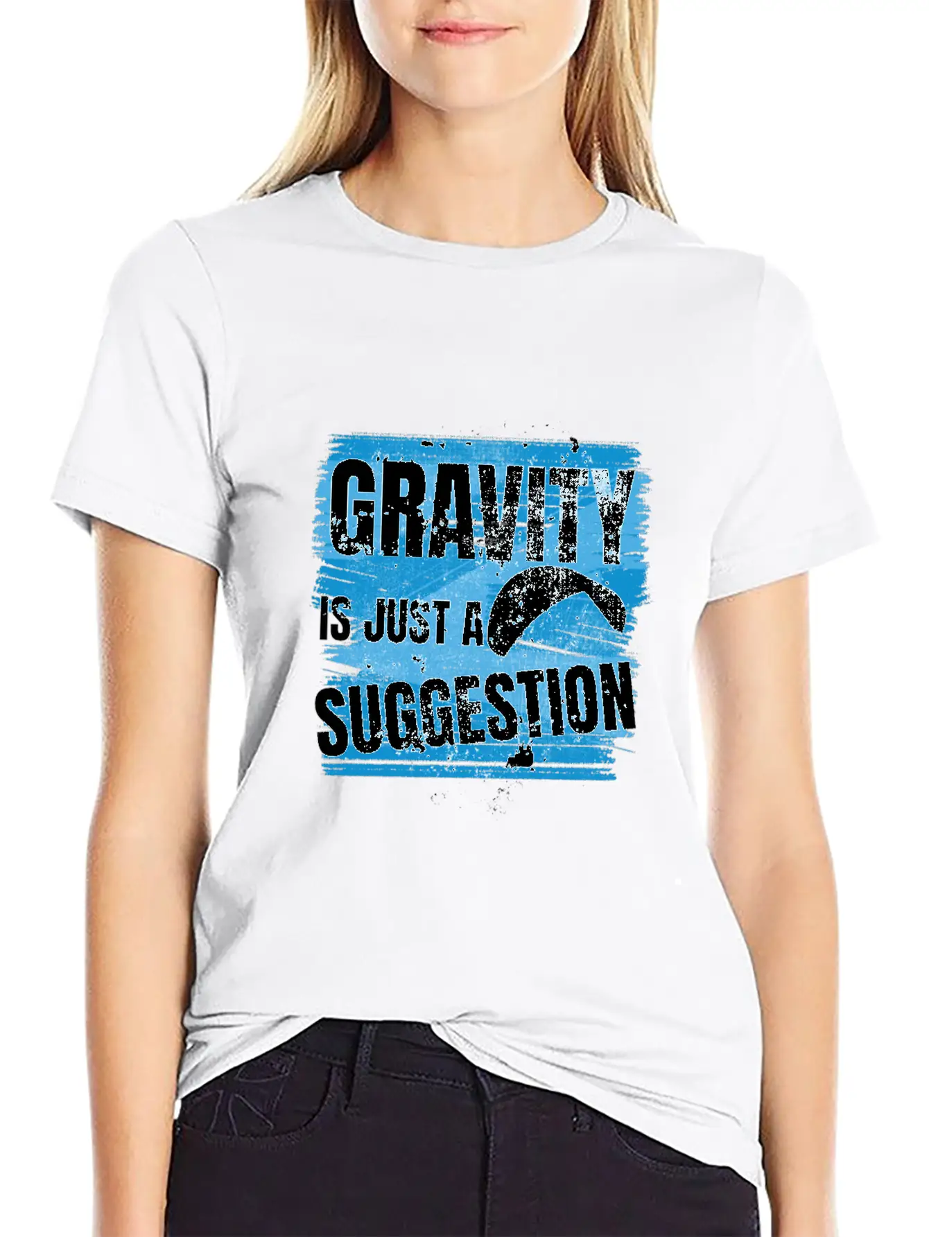 Gravity Is Just A Suggestion Timeless Short Sleeve Tee – Comfy And Minimalist Design