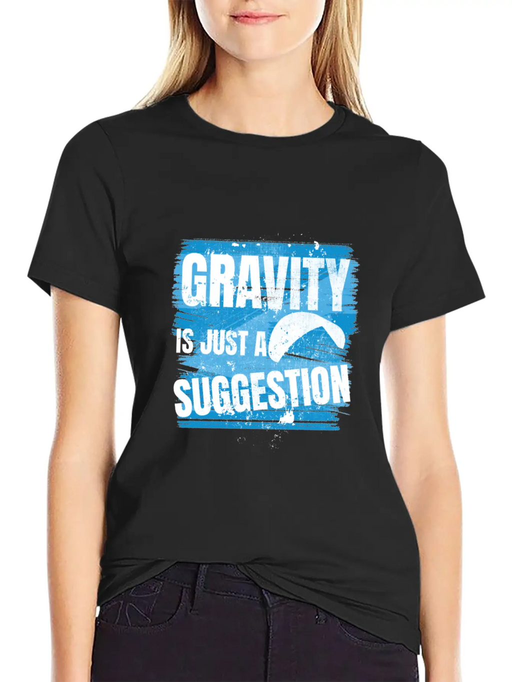 Gravity Is Just A Suggestion Timeless Short Sleeve Tee – Comfy And Minimalist Design