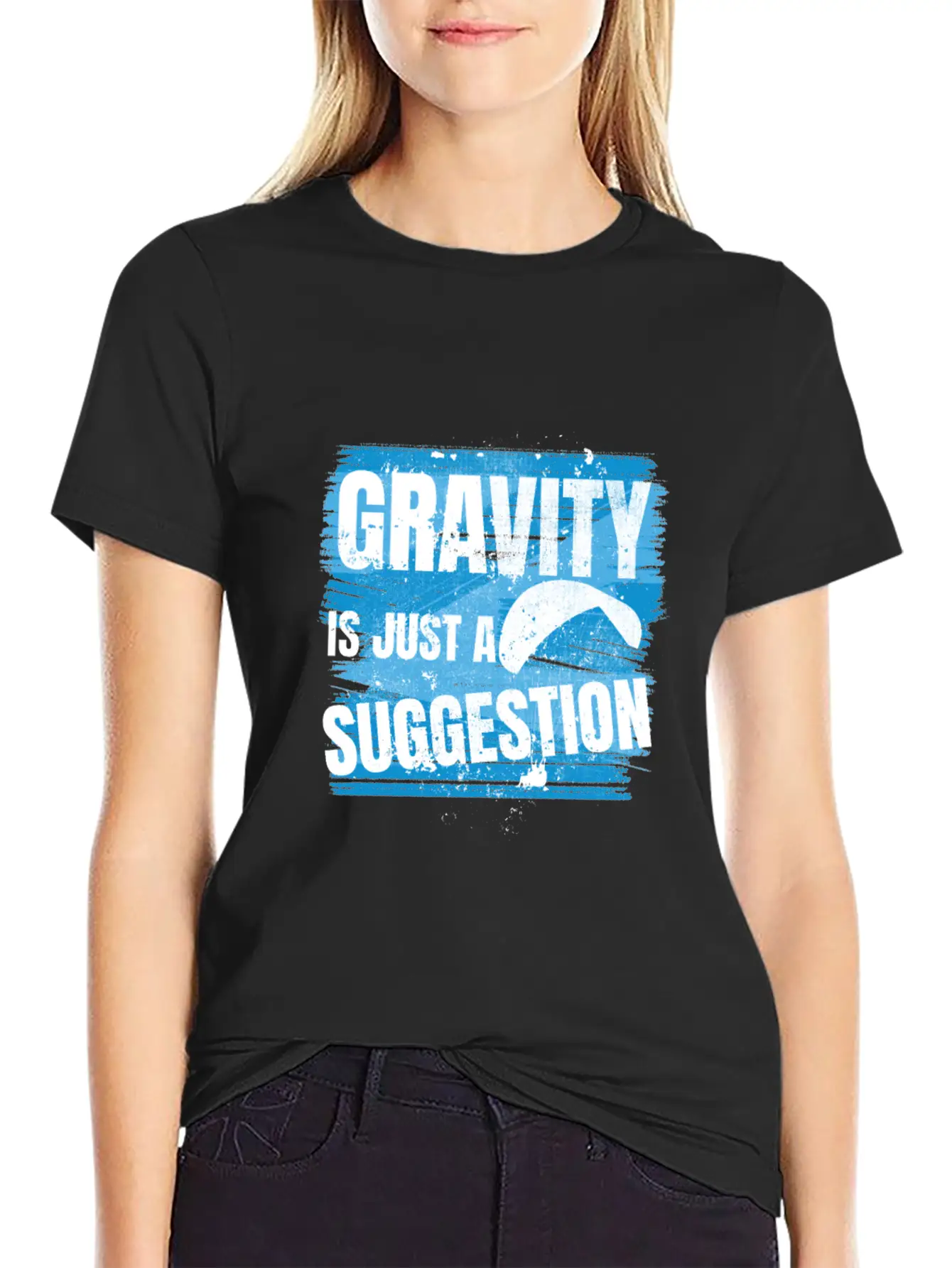 Gravity Is Just A Suggestion Timeless Short Sleeve Tee – Comfy And Minimalist Design