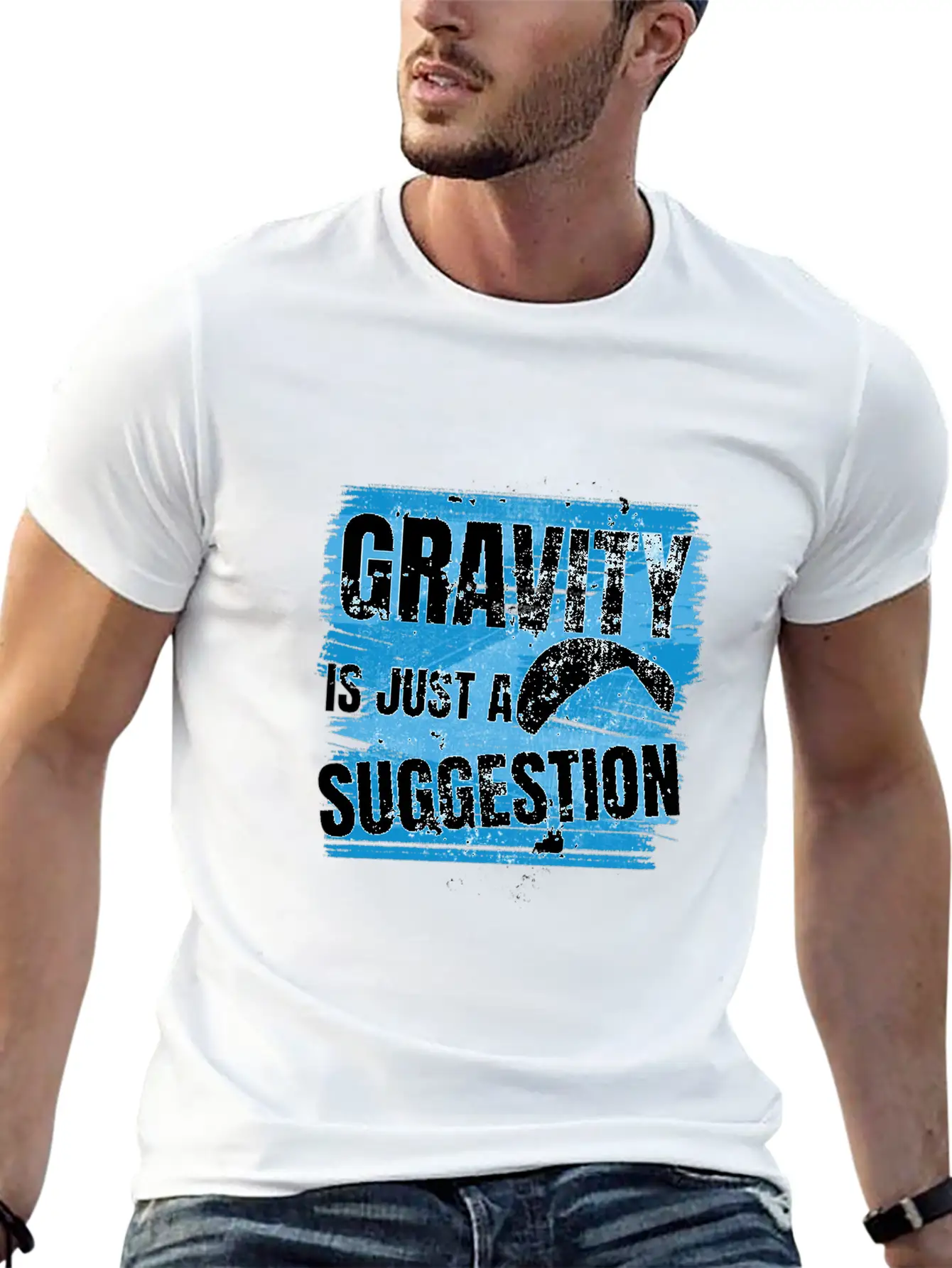 Gravity Is Just A Suggestion Timeless Short Sleeve Tee – Comfy And Minimalist Design