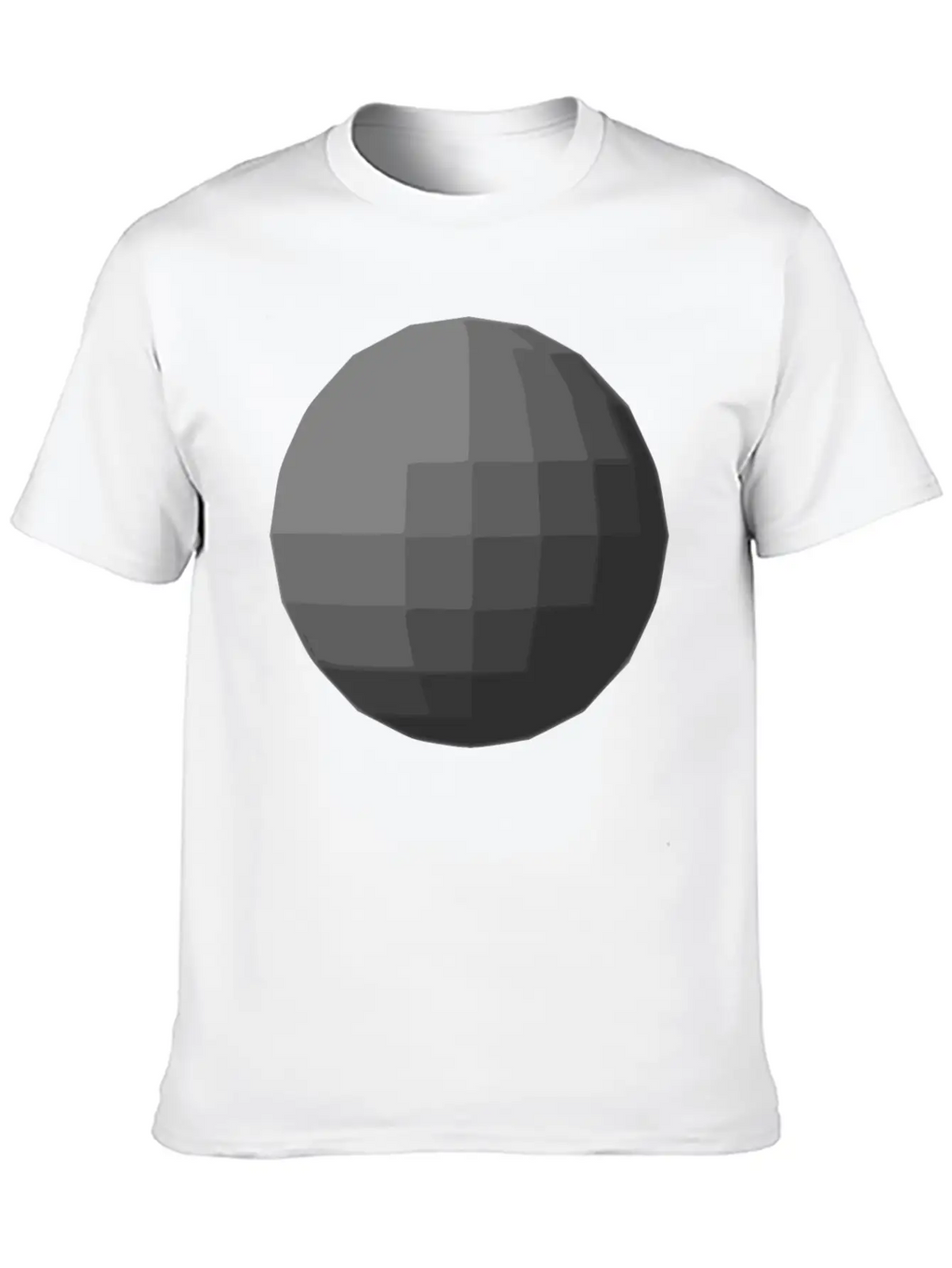 Gray Sphere Disco Ball Relaxed Everyday Tee – Lightweight And Durable Cotton