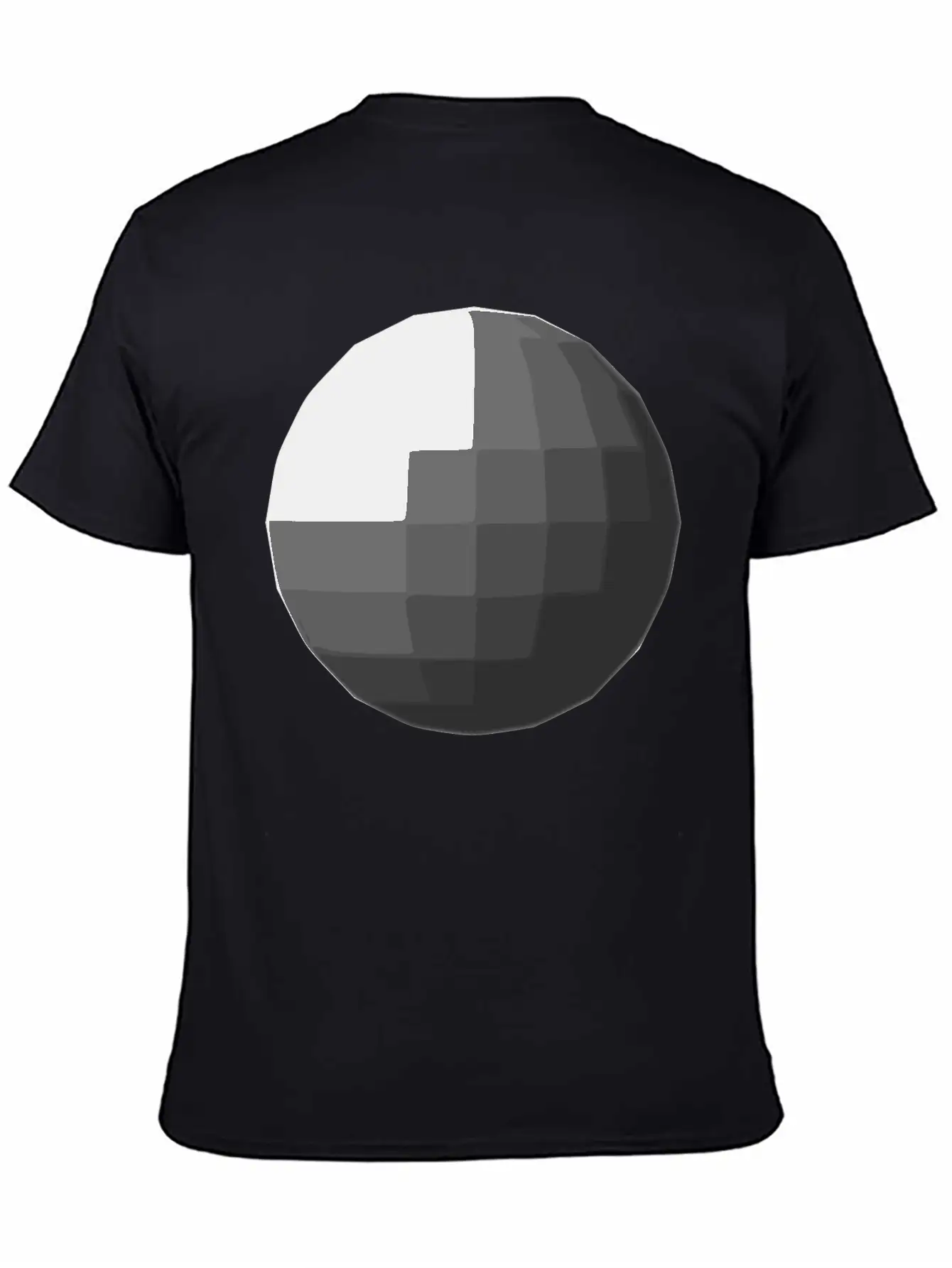 Gray Sphere Disco Ball Relaxed Everyday Tee – Lightweight And Durable Cotton