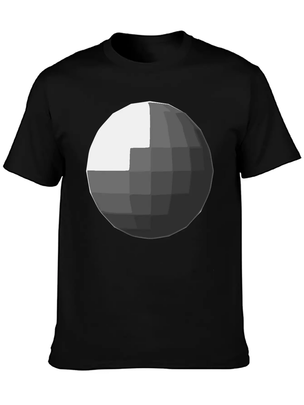 Gray Sphere Disco Ball Relaxed Everyday Tee – Lightweight And Durable Cotton