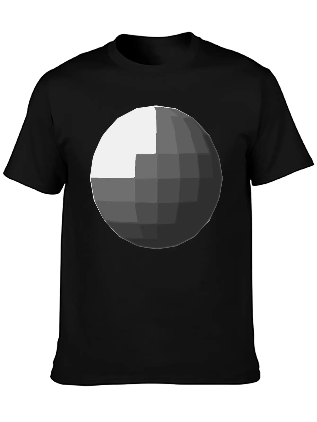 Gray Sphere Disco Ball Relaxed Everyday Tee – Lightweight And Durable Cotton