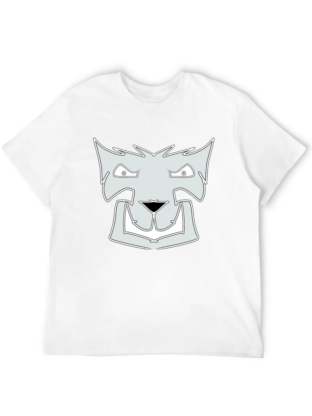 Gray Wolf Modern Fit Casual T-Shirt – Clean And Versatile Design