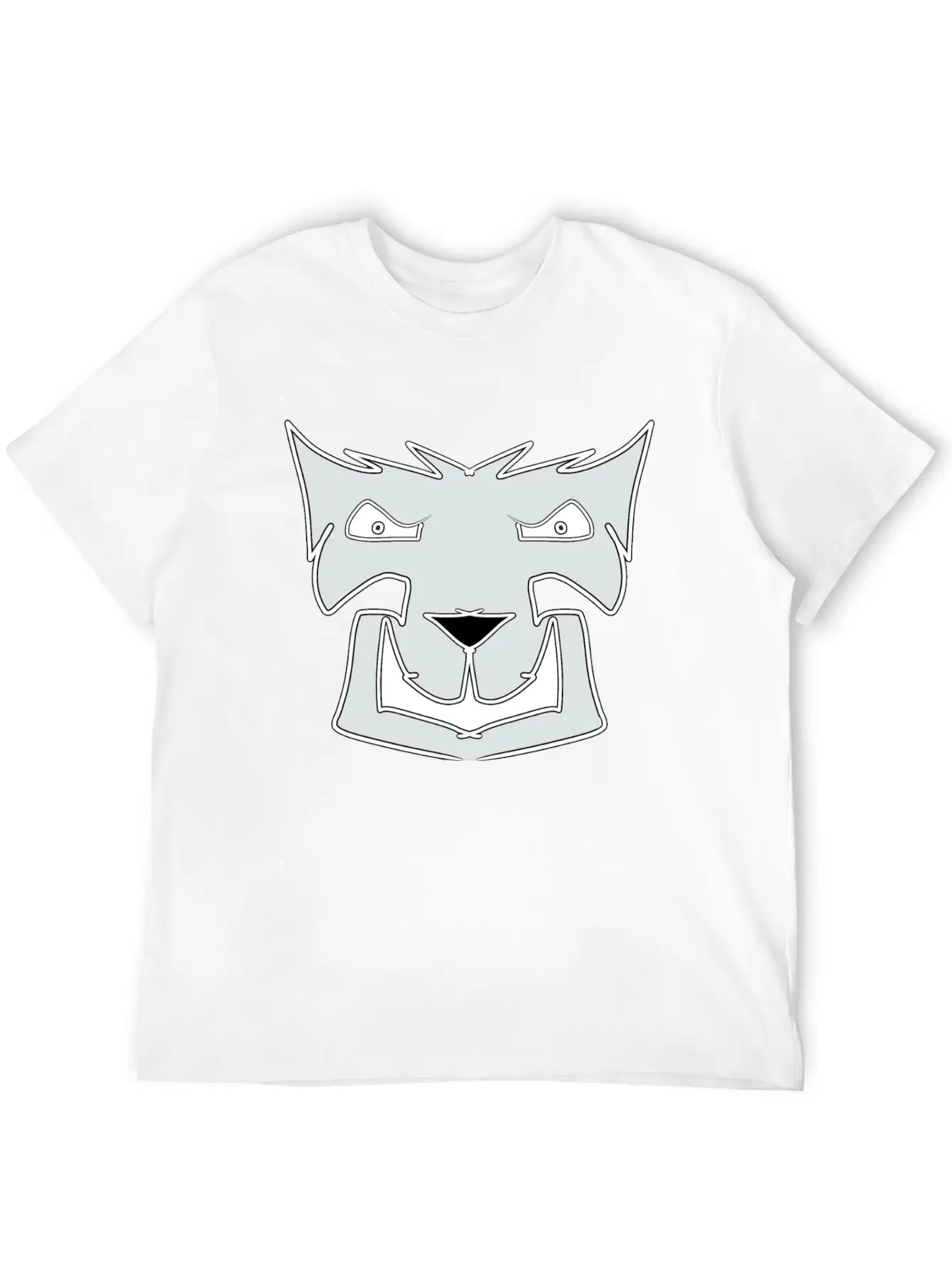 Gray Wolf Modern Fit Casual T-Shirt – Clean And Versatile Design