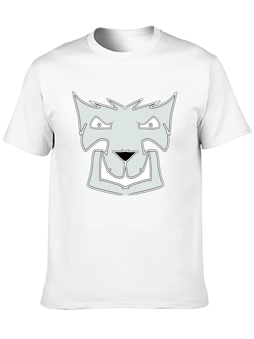 Gray Wolf Modern Fit Casual T-Shirt – Clean And Versatile Design
