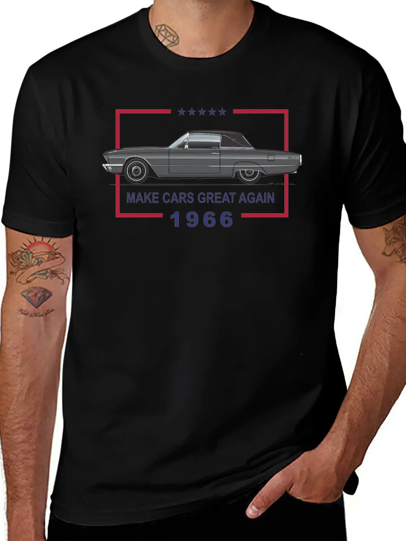 Great Again Charcoal Frost Classic Cotton Tee – Unisex Comfort For Any Season