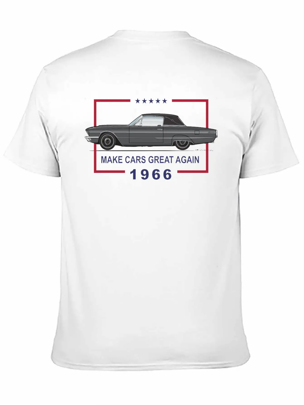 Great Again Charcoal Frost Classic Cotton Tee – Unisex Comfort For Any Season