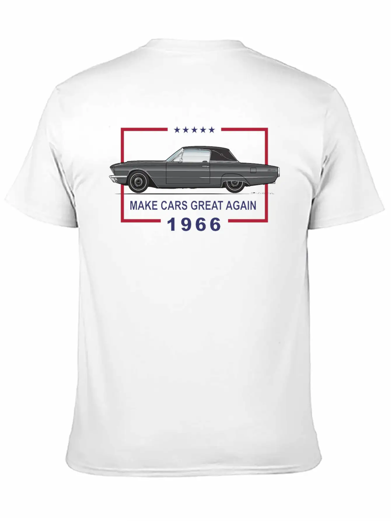 Great Again Charcoal Frost Classic Cotton Tee – Unisex Comfort For Any Season
