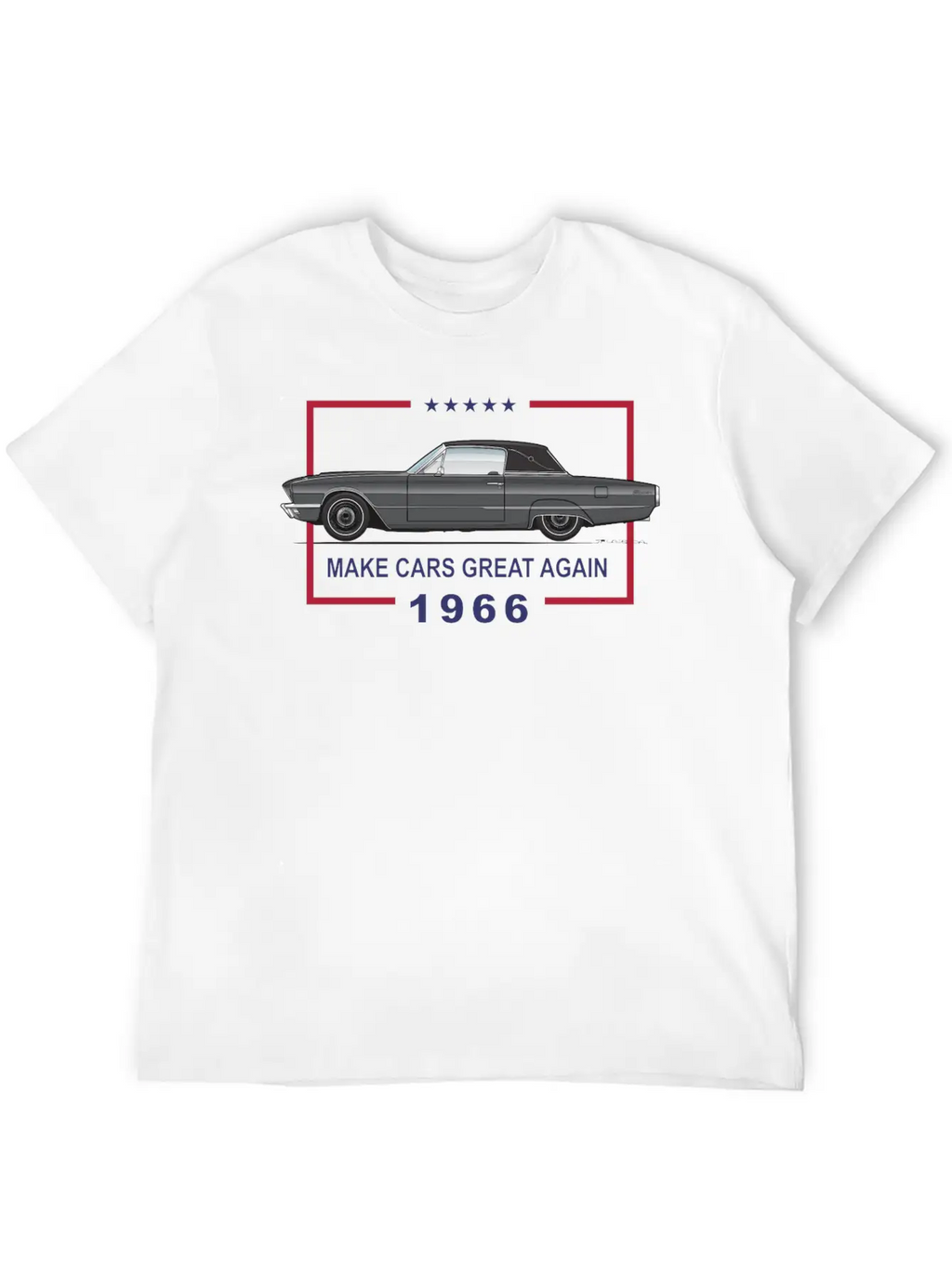 Great Again Charcoal Frost Classic Cotton Tee – Unisex Comfort For Any Season