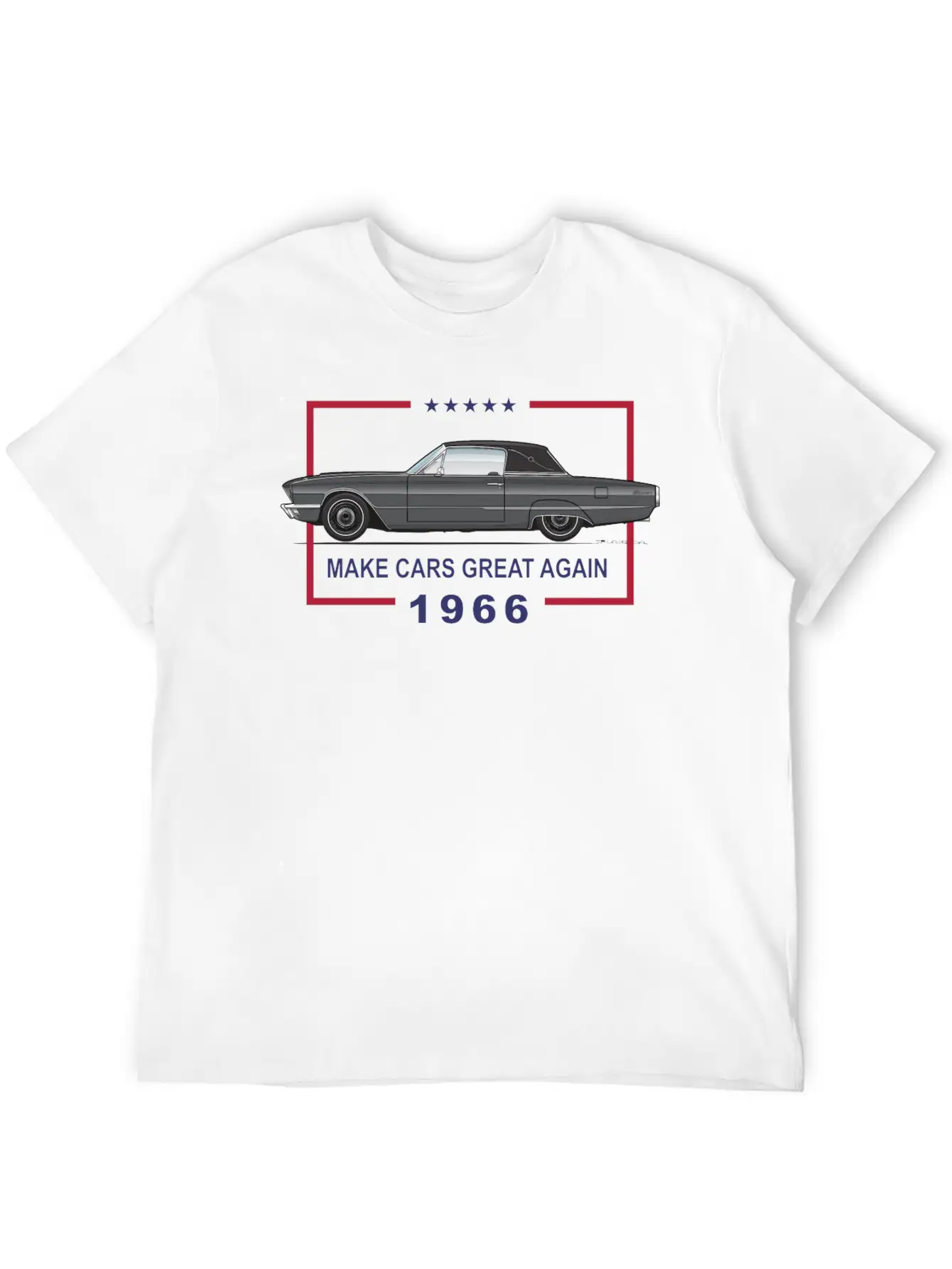 Great Again Charcoal Frost Classic Cotton Tee – Unisex Comfort For Any Season
