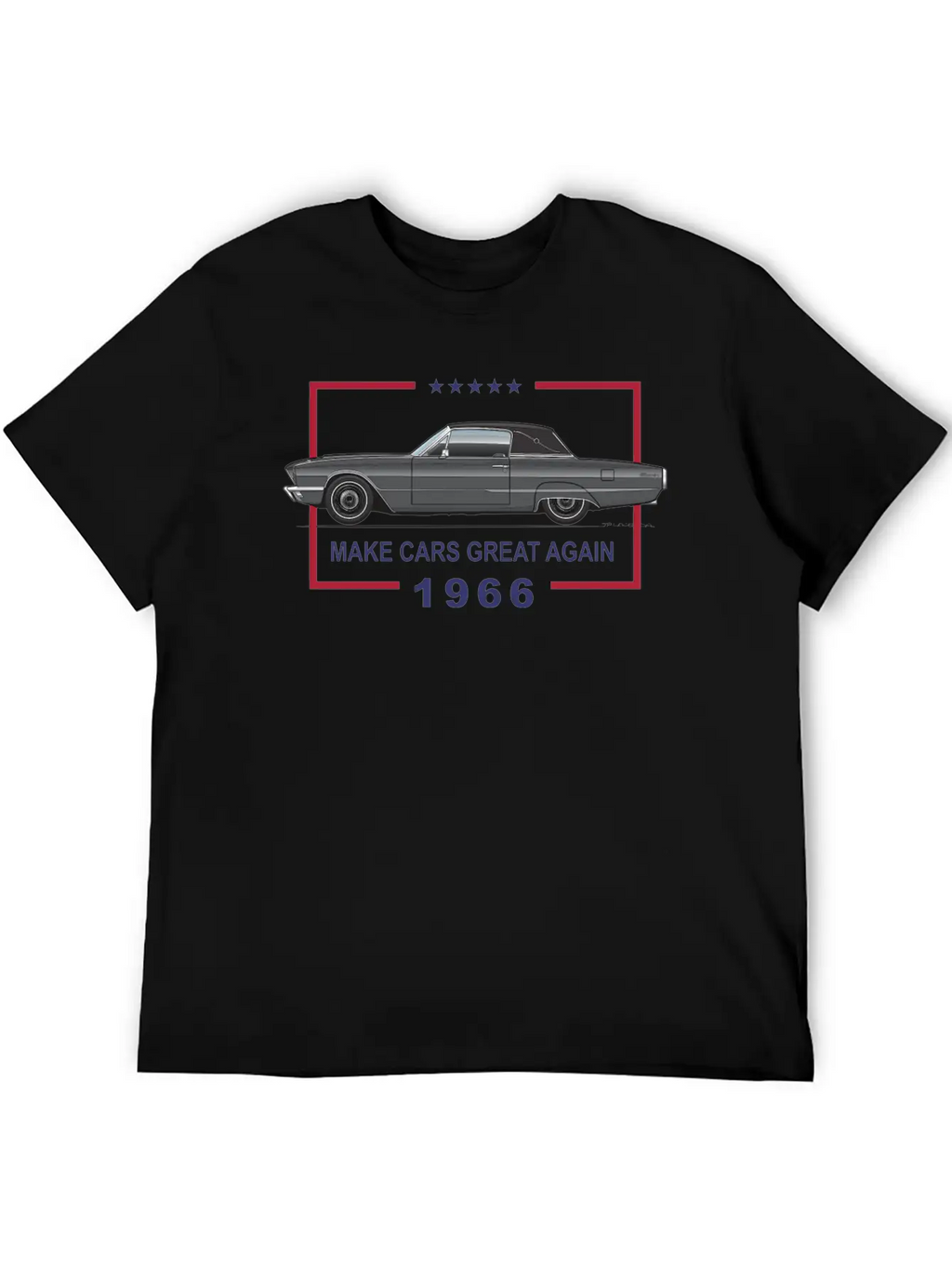 Great Again Charcoal Frost Classic Cotton Tee – Unisex Comfort For Any Season