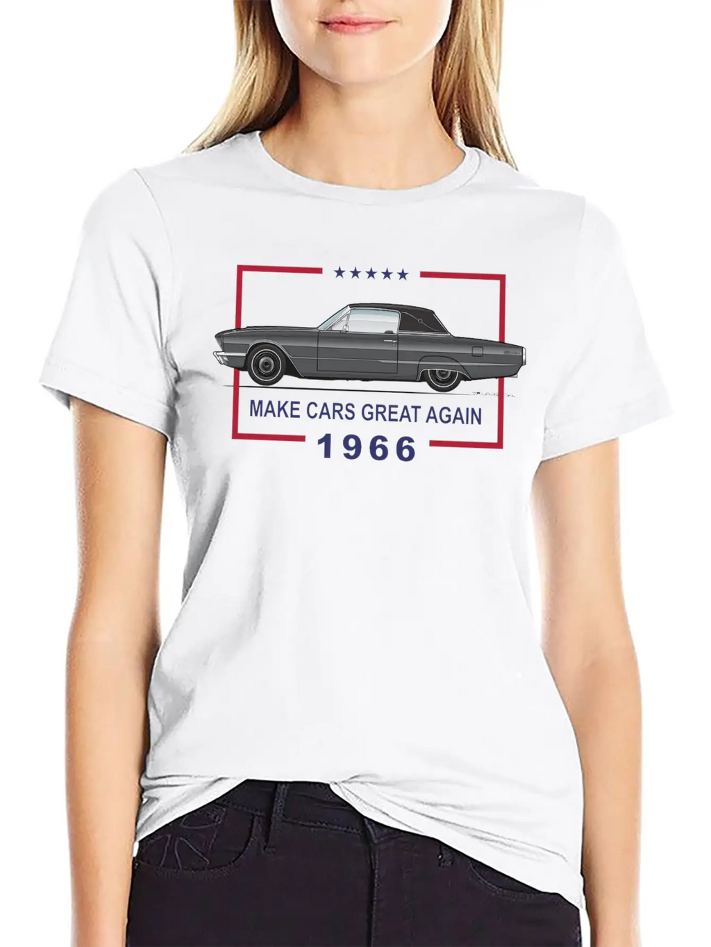 Great Again Charcoal Frost Classic Cotton Tee – Unisex Comfort For Any Season