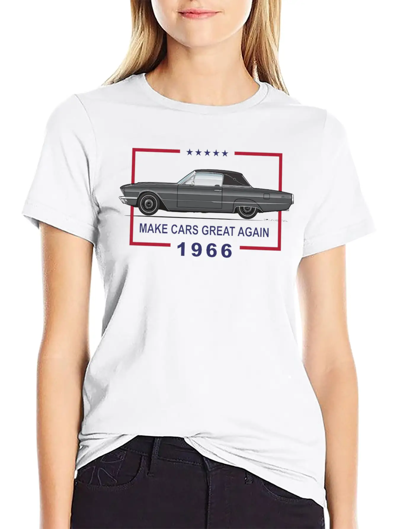 Great Again Charcoal Frost Classic Cotton Tee – Unisex Comfort For Any Season