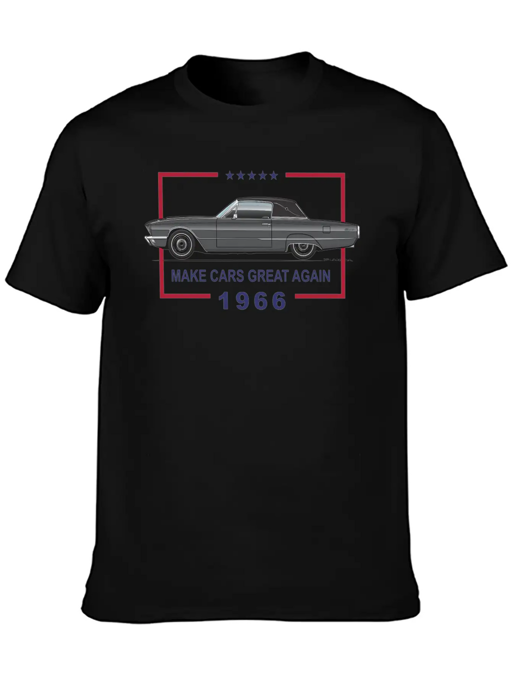 Great Again Charcoal Frost Classic Cotton Tee – Unisex Comfort For Any Season