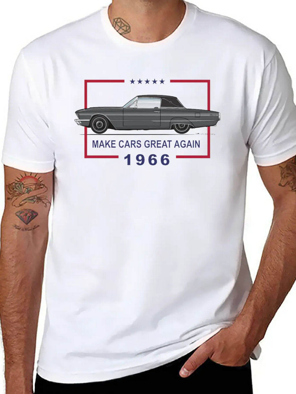 Great Again Charcoal Frost Classic Cotton Tee – Unisex Comfort For Any Season