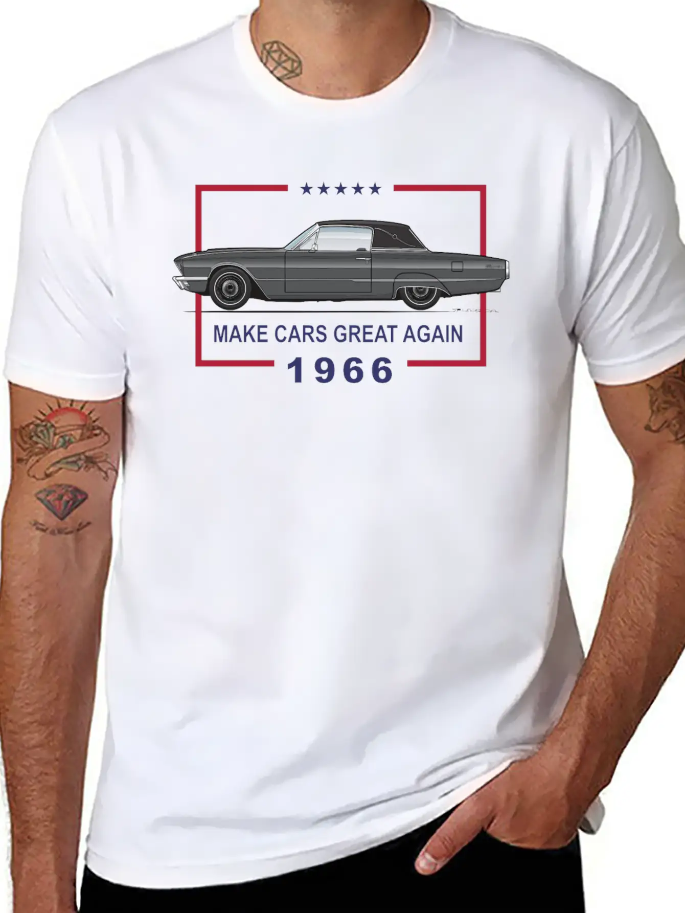 Great Again Charcoal Frost Classic Cotton Tee – Unisex Comfort For Any Season