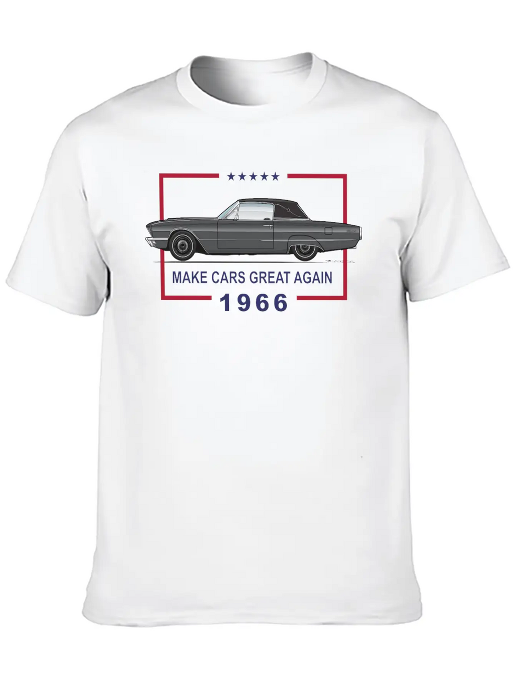 Great Again Charcoal Frost Classic Cotton Tee – Unisex Comfort For Any Season