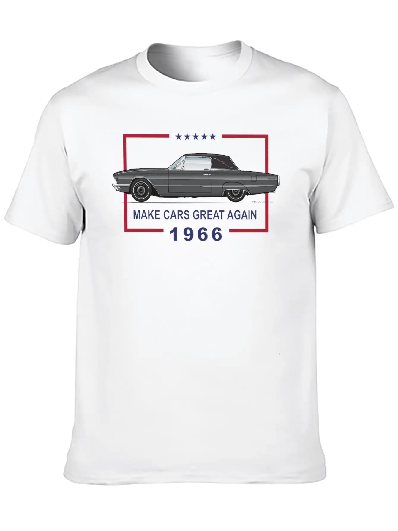 Great Again Charcoal Frost Classic Cotton Tee – Unisex Comfort For Any Season