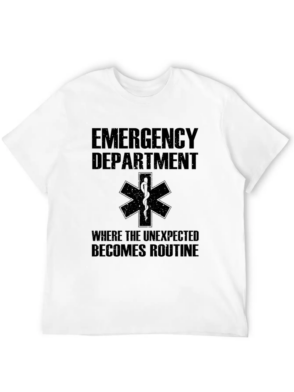 Great Emergency Department Saying Breathable Graphic T-Shirt – Perfect For Casual Days