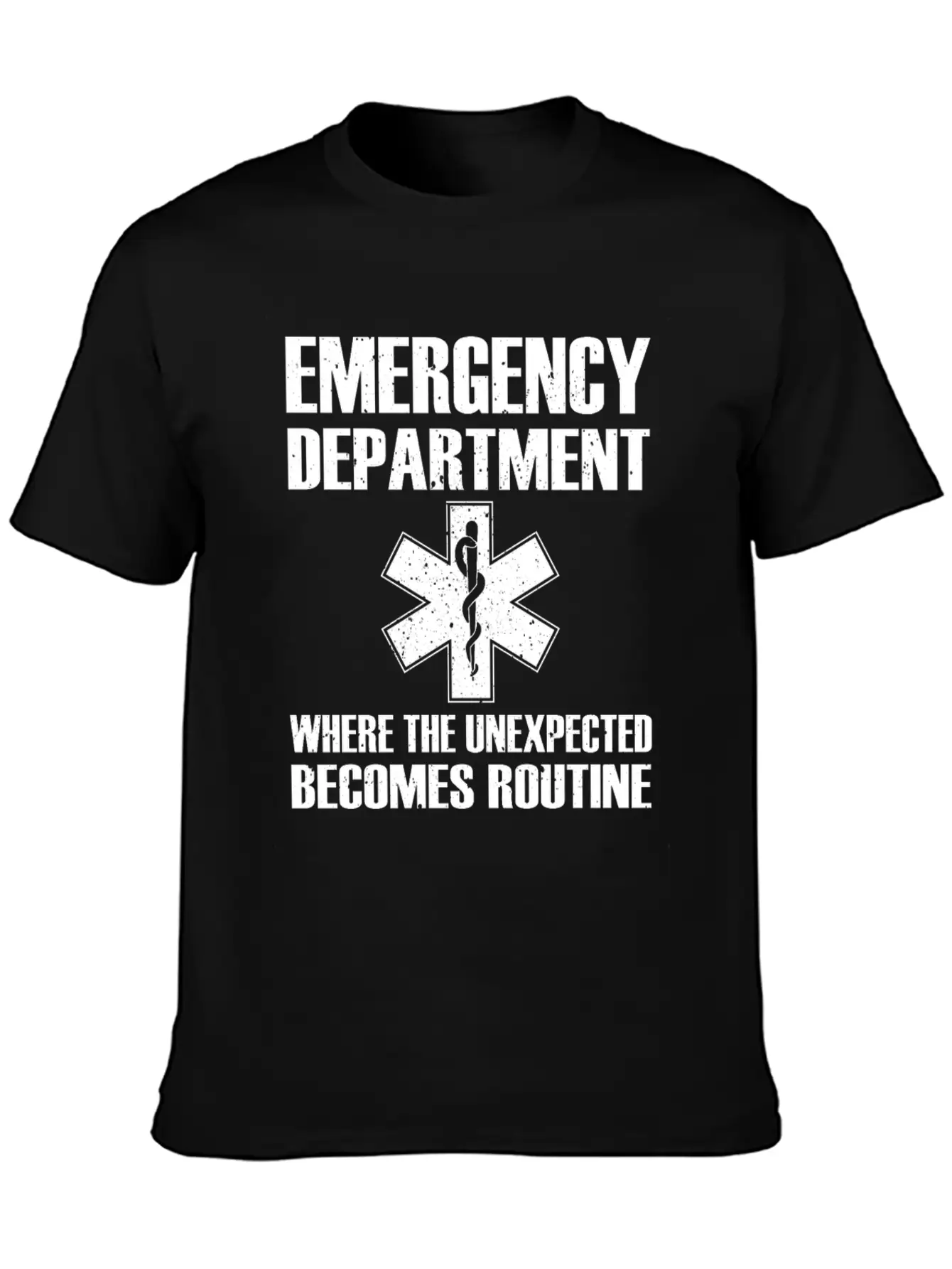 Great Emergency Department Saying Breathable Graphic T-Shirt – Perfect For Casual Days