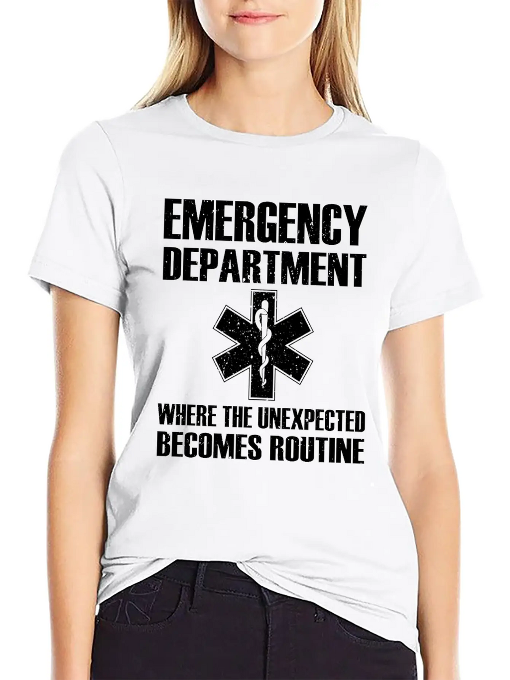 Great Emergency Department Saying Breathable Graphic T-Shirt – Perfect For Casual Days