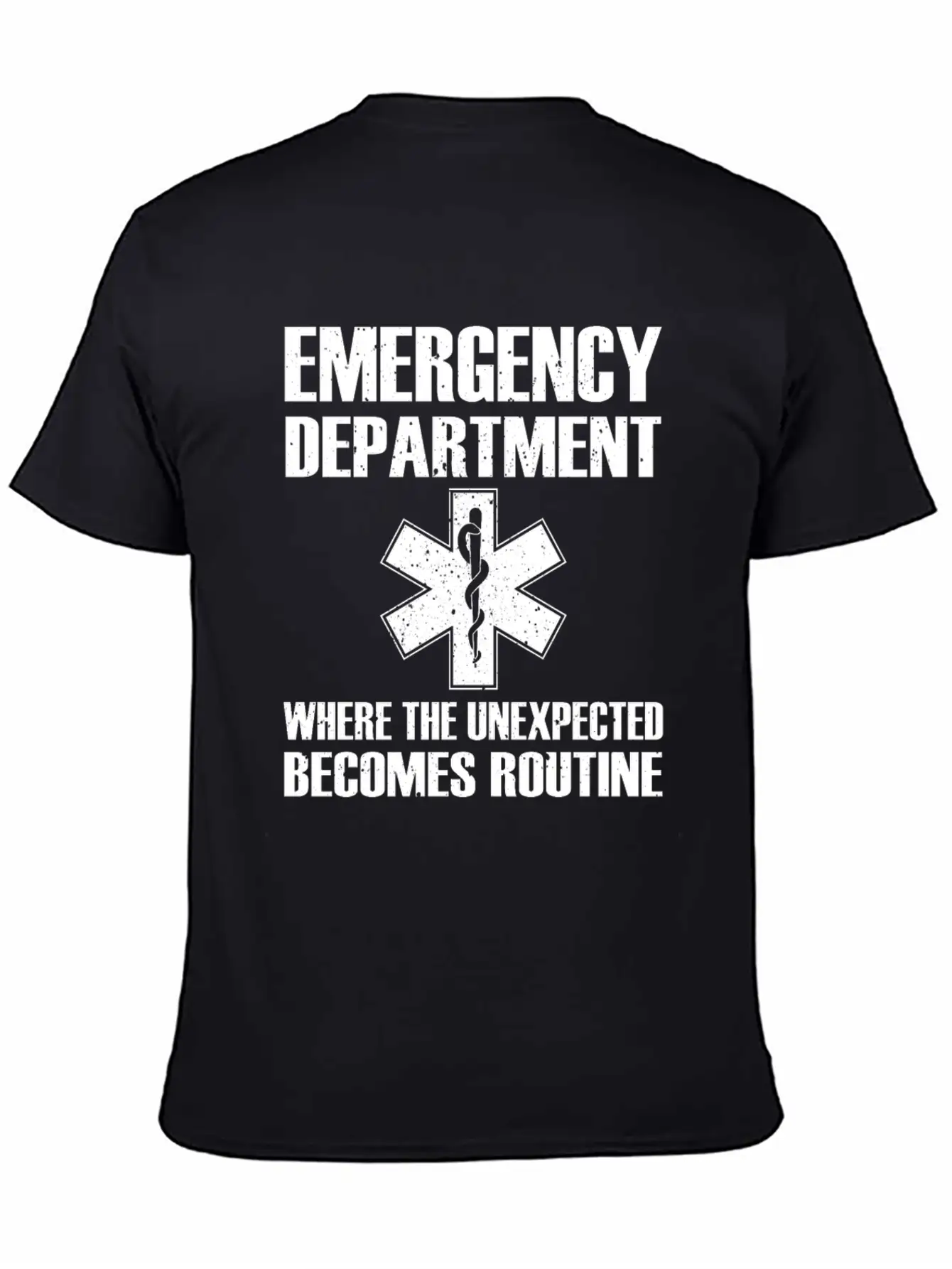 Great Emergency Department Saying Breathable Graphic T-Shirt – Perfect For Casual Days