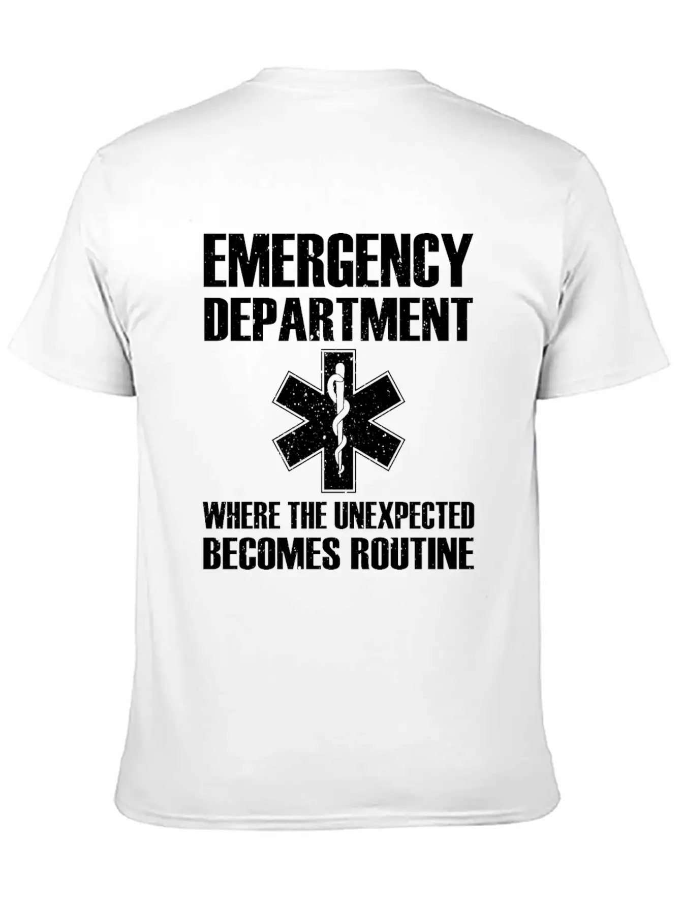 Great Emergency Department Saying Breathable Graphic T-Shirt – Perfect For Casual Days