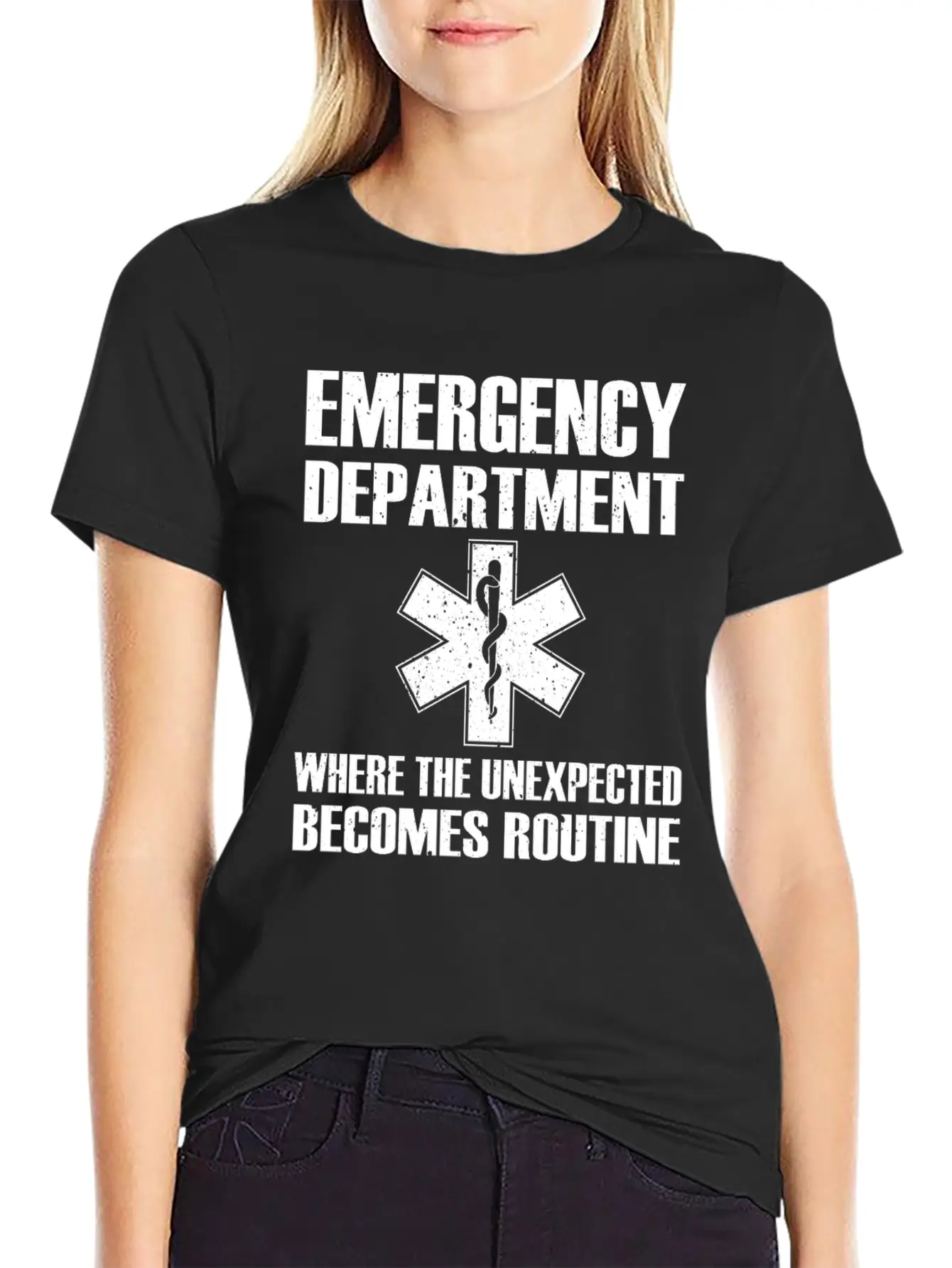 Great Emergency Department Saying Breathable Graphic T-Shirt – Perfect For Casual Days