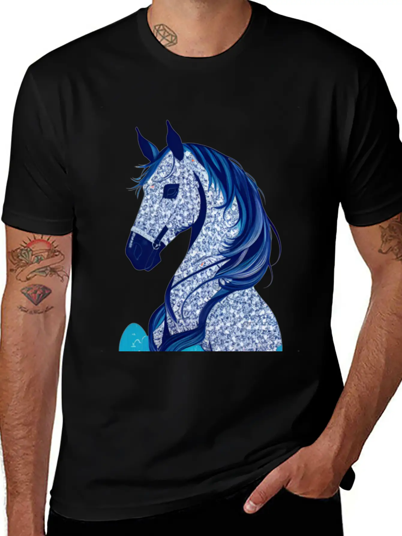 Great Horse Unisex Casual T-Shirt – Clean Design For Daily Comfort